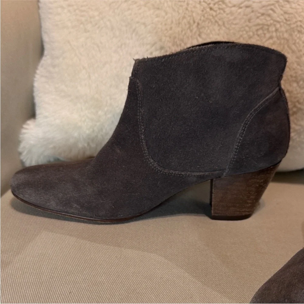 H by Halston Gray Ankle Booties